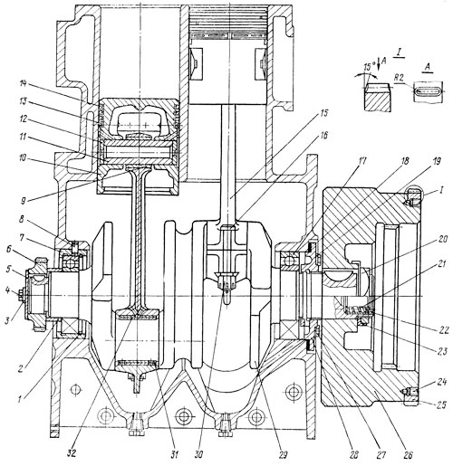 Поршень и шатун